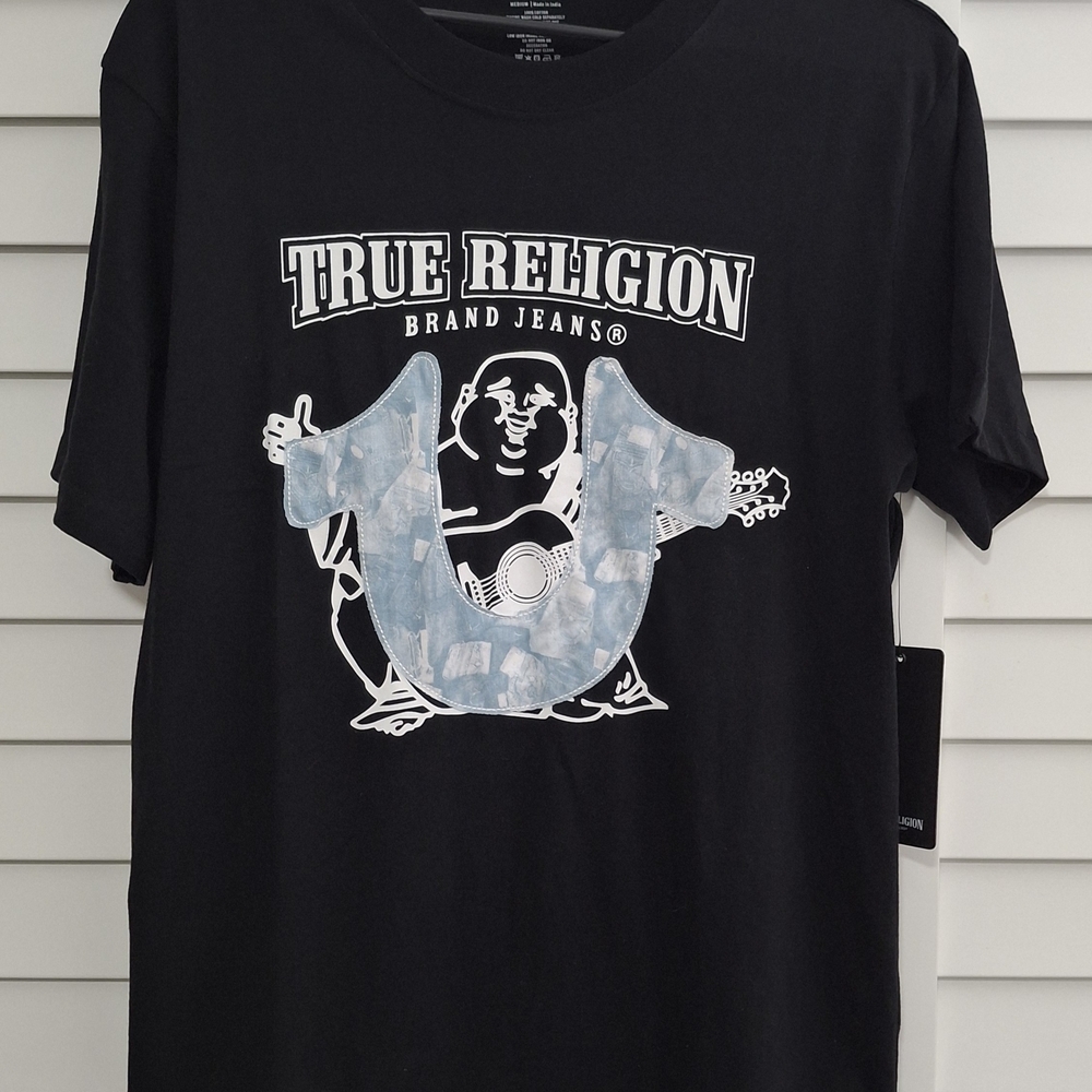 💋True Religion Black Graphic T-Shirt for Men💋 - Picture 4 of 5